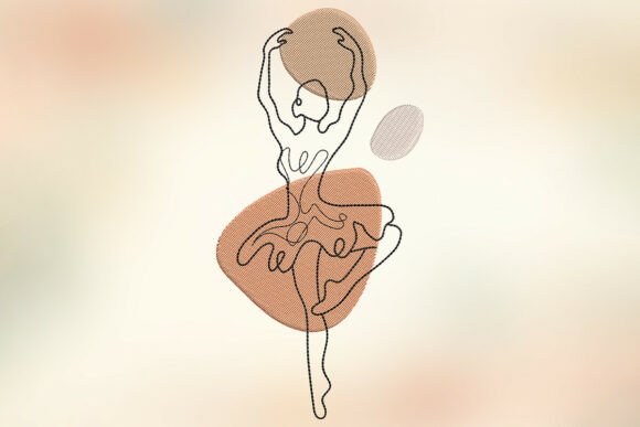 Abstract Line Ballerina Embroidery Review