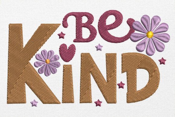Be Kind Embroidery Design Review for Boutique Apparel