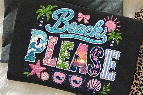 Beach Please Summer 2026 Embroidery PNG Review