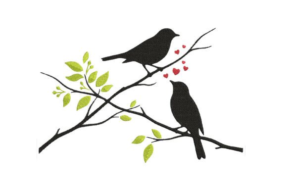 Birds in Tree Embroidery Design Review for Boutique Sweatshirts