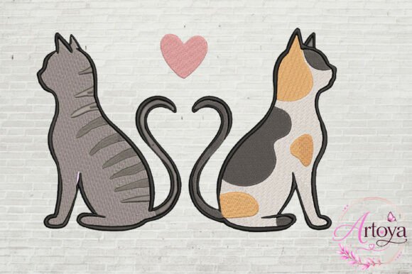 Cat Love Embroidery Design: A Designerβs Review for Business Branding