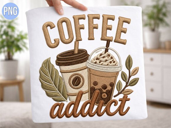 Coffee Iced Drink Addict Embroidery Design Review