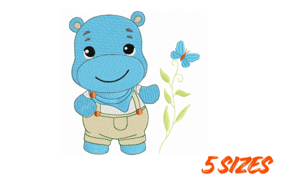 Cute Baby Hippo Embroidery File Review