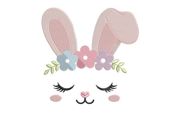 Cute Bunny Face Embroidery Design Review