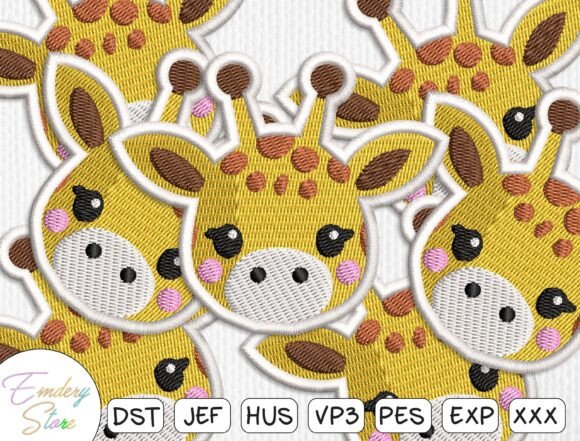 Cute Giraffe Patch Embroidery Design Review