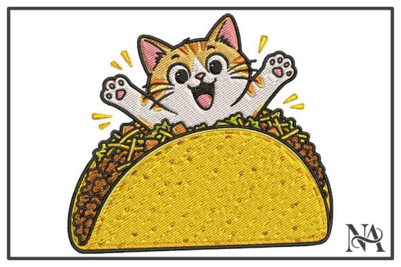 Cute Taco Cat Embroidery Design Review