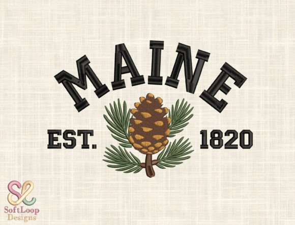 h1Maine Pinecone Embroidery Design: A Seasonal Staple for Holiday Crafting/h1