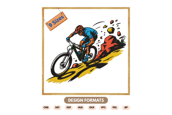 Mountain Biking Embroidery Design Review