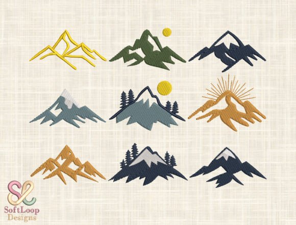 Mountain Peaks Bundle Embroidery Design Review