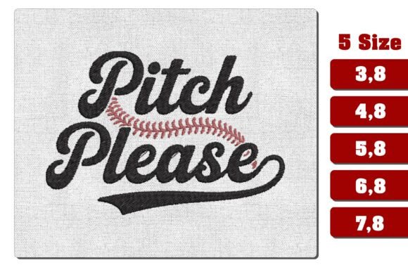 Pitch Please Funny Baseball Embroidery Review