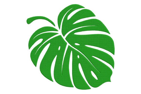 Refreshing Elegance: Summer Leaf Embroidery Designs