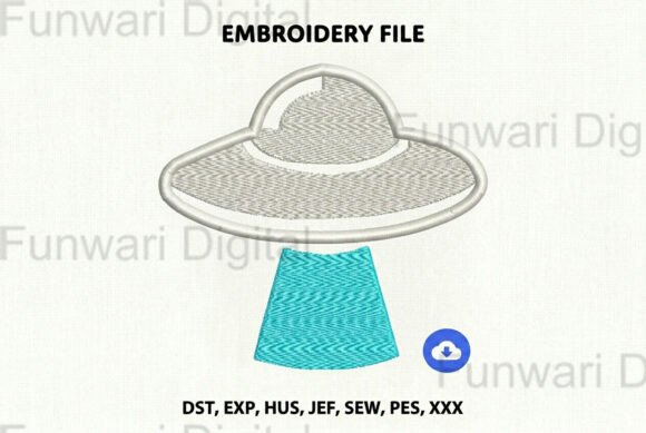Retro UFO Spaceship Machine Embroidery Review for Real Embroidery Projects