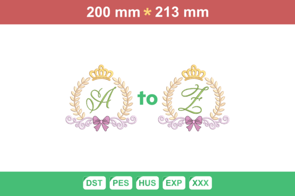 Royal Crown Monogram a-Z Embroidery Set Review