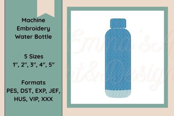 Water Bottle Machine Embroidery Design Review